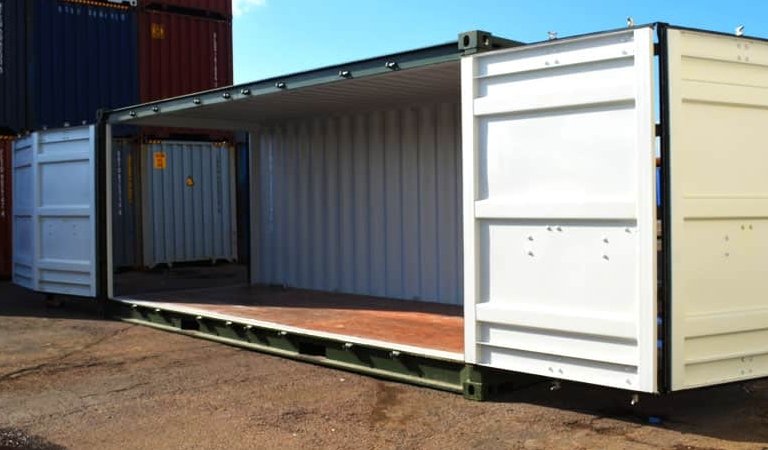Open Side Container